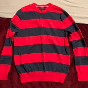 Red & Blue Striped Tommy Hilfiger Sweater